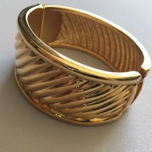Gold Hinged Bangle